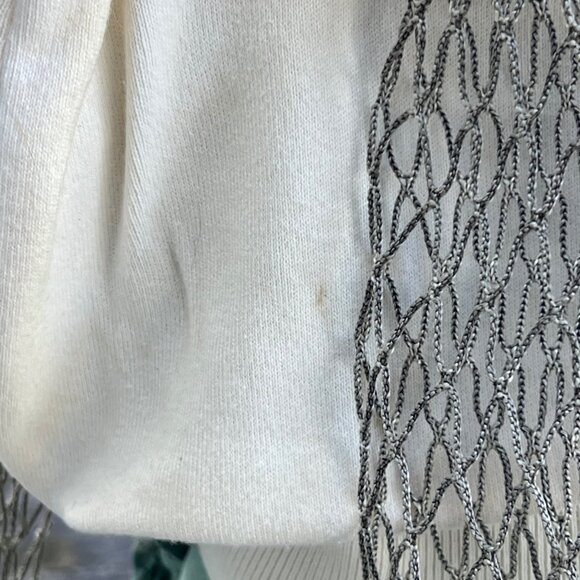 Large Artist Signed 2002 Tropical SANTA with Mermaid Seahorse Shells on Beach - Picture 14 of 16